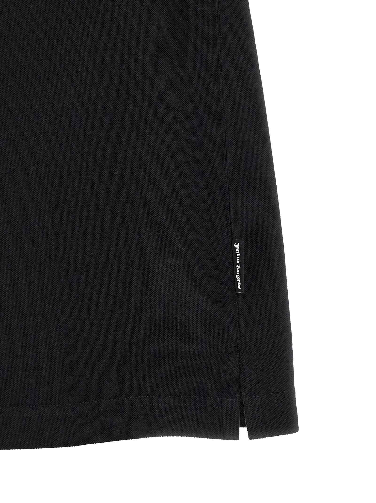 Black Cotton Polo Shirt