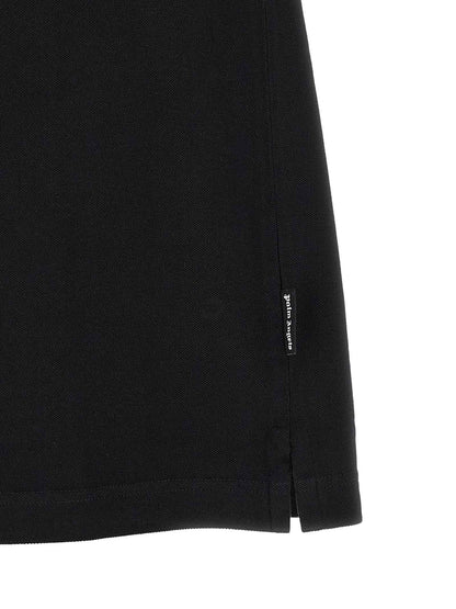 Black Cotton Polo Shirt