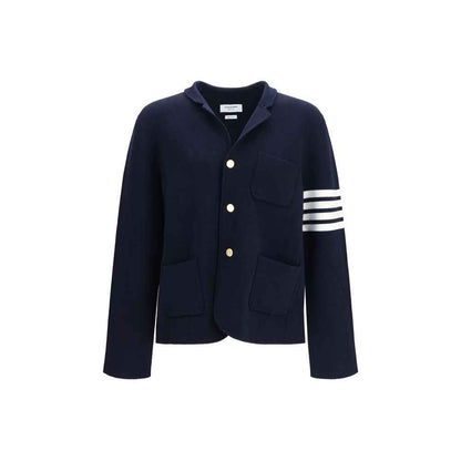 Blue Wool Oves Aries Full-Length Jacket
