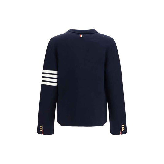 Blue Wool Oves Aries Full-Length Jacket