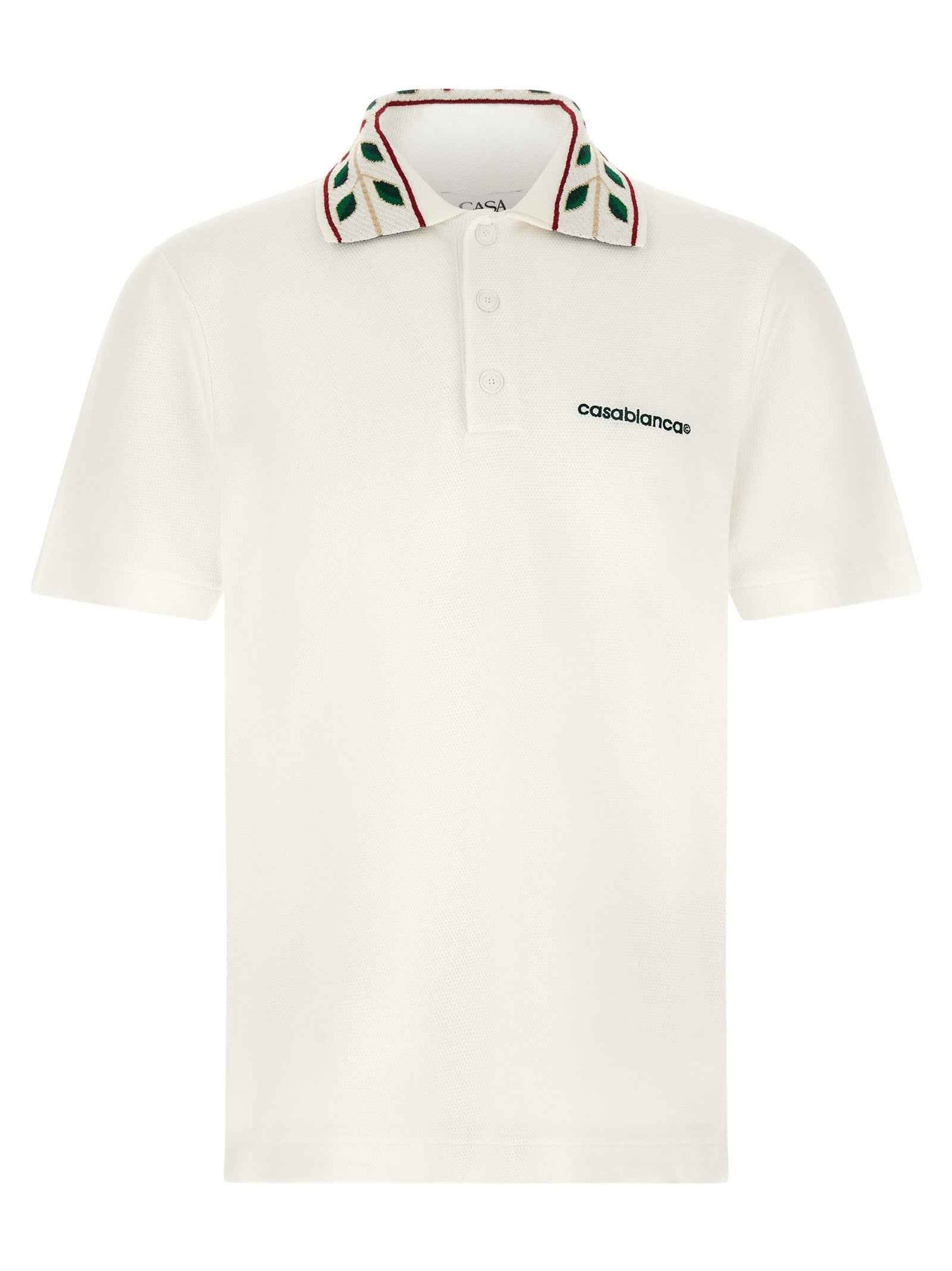White Organic Cotton Polo Shirt