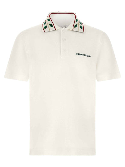 White Organic Cotton Polo Shirt
