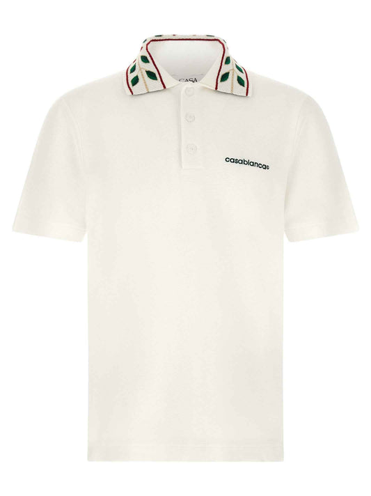 White Organic Cotton Polo Shirt