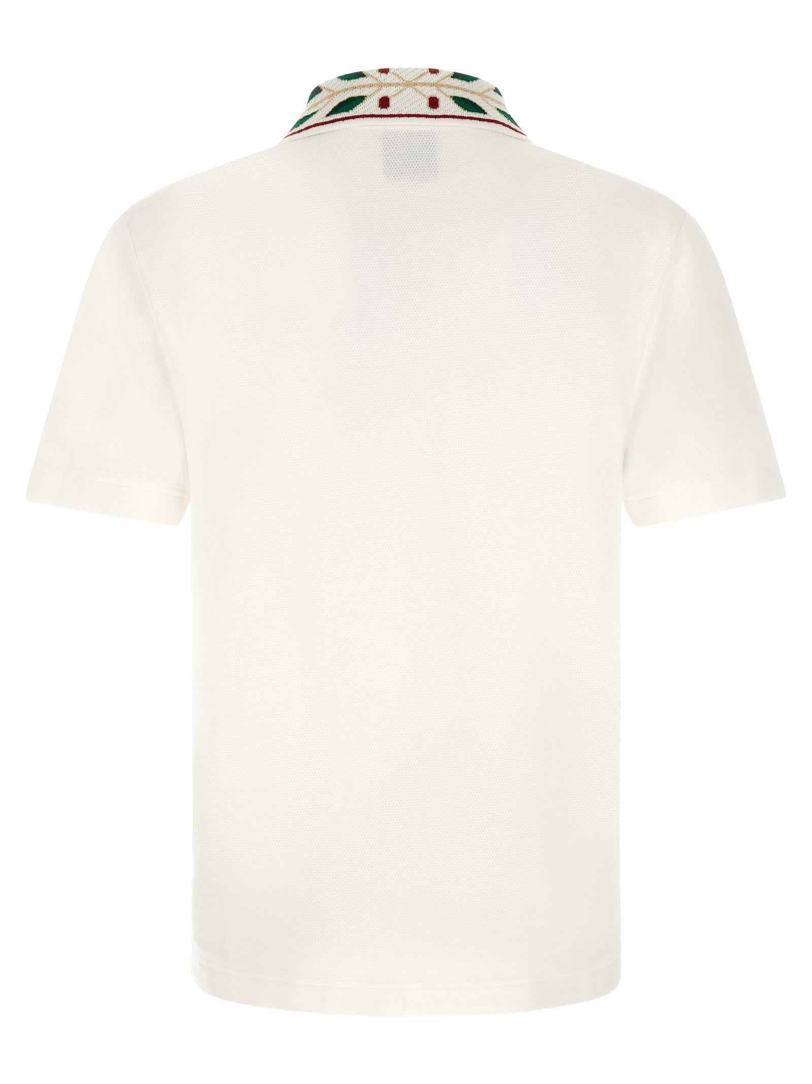 White Organic Cotton Polo Shirt