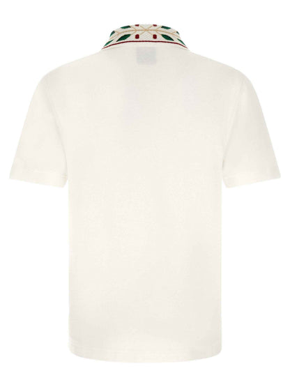 White Organic Cotton Polo Shirt