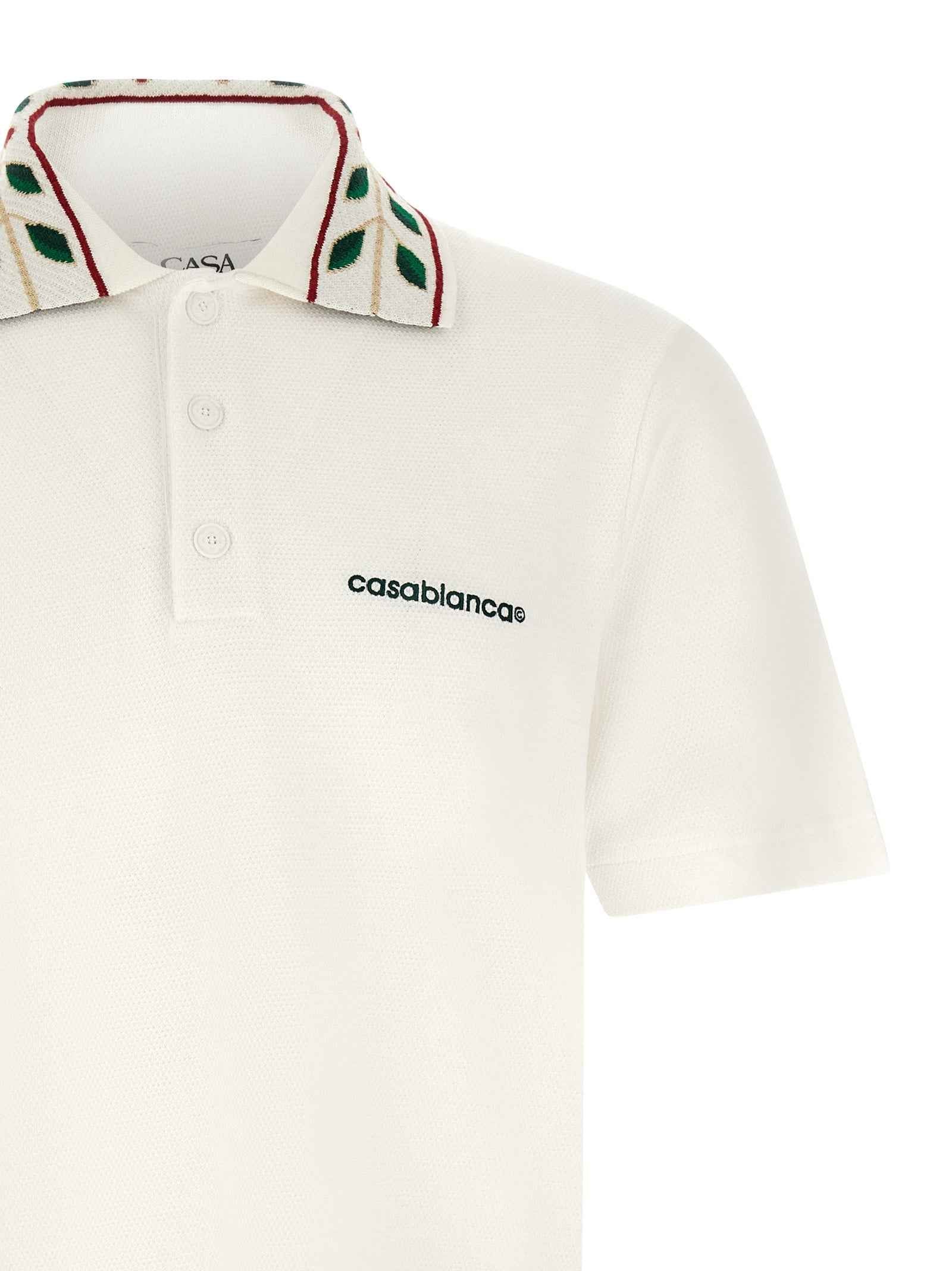 White Organic Cotton Polo Shirt