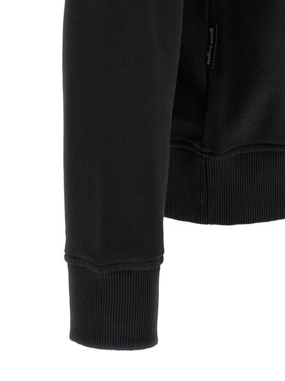 Black Cotton Sweatshirt