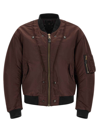 Multicolor Polyamide Bomber