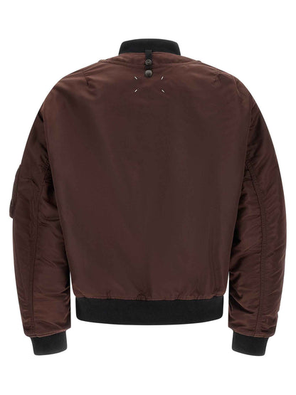 Multicolor Polyamide Bomber