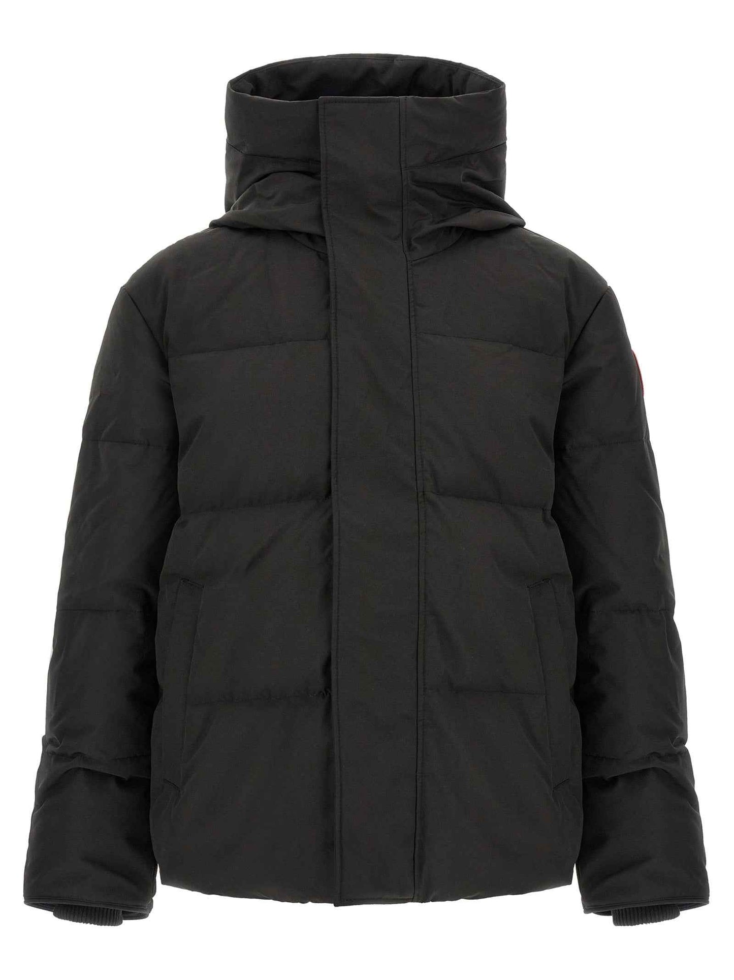 Black Polyester Parka