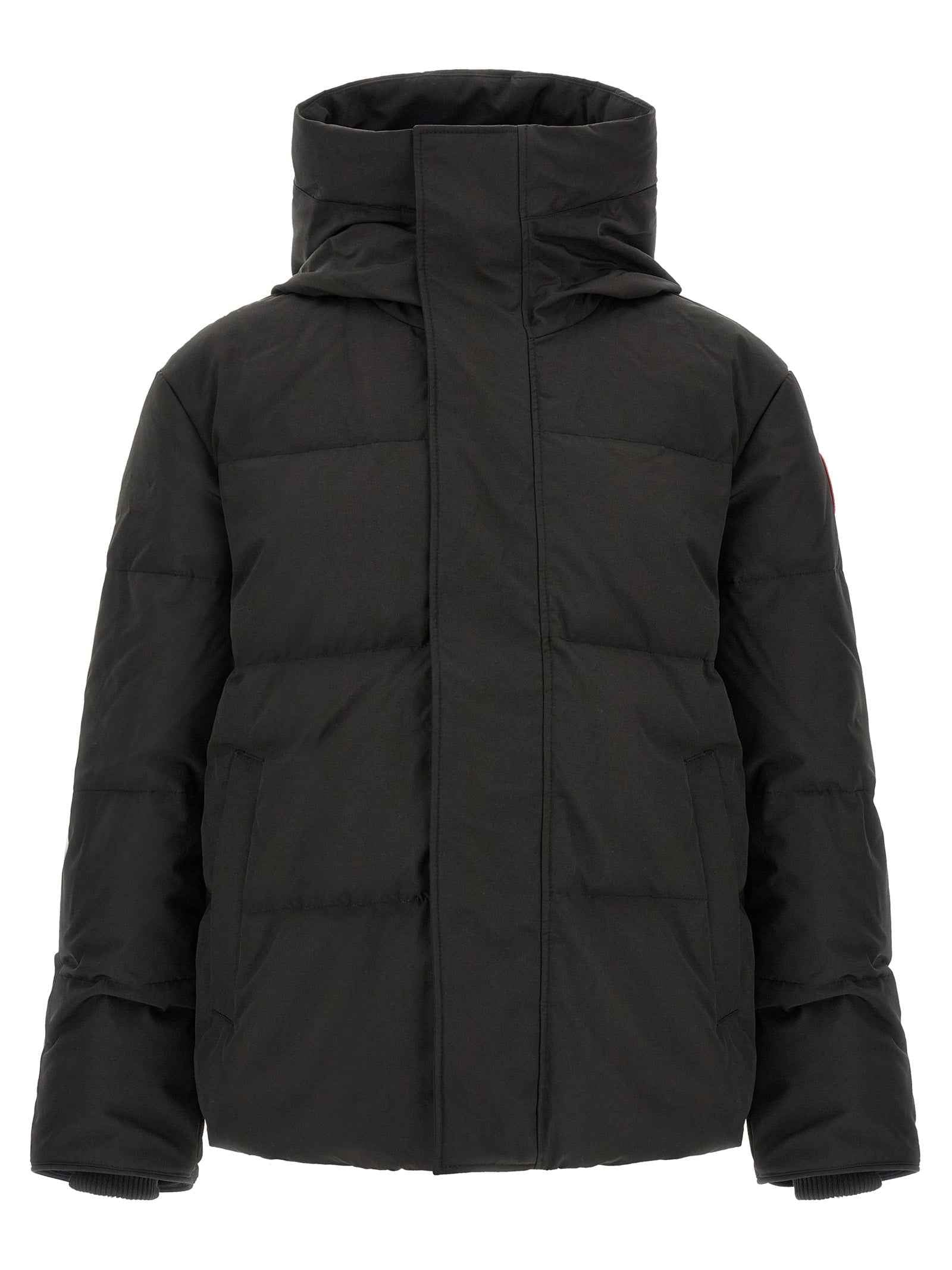 Black Polyester Parka