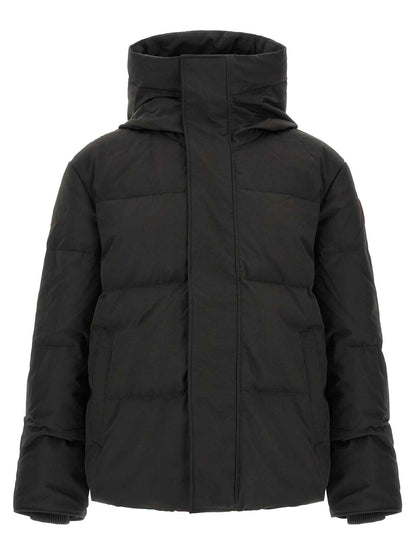 Black Polyester Parka