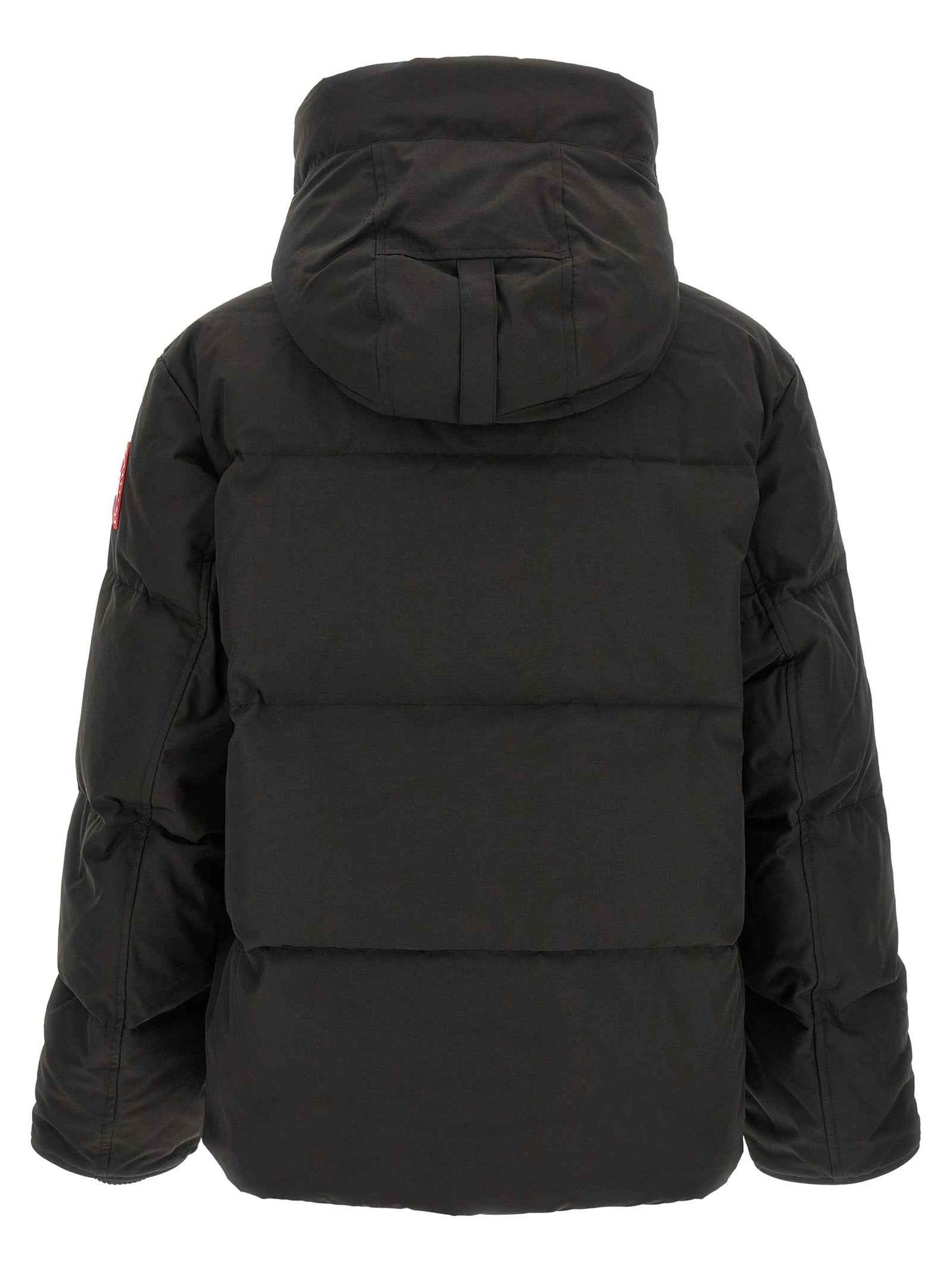 Black Polyester Parka