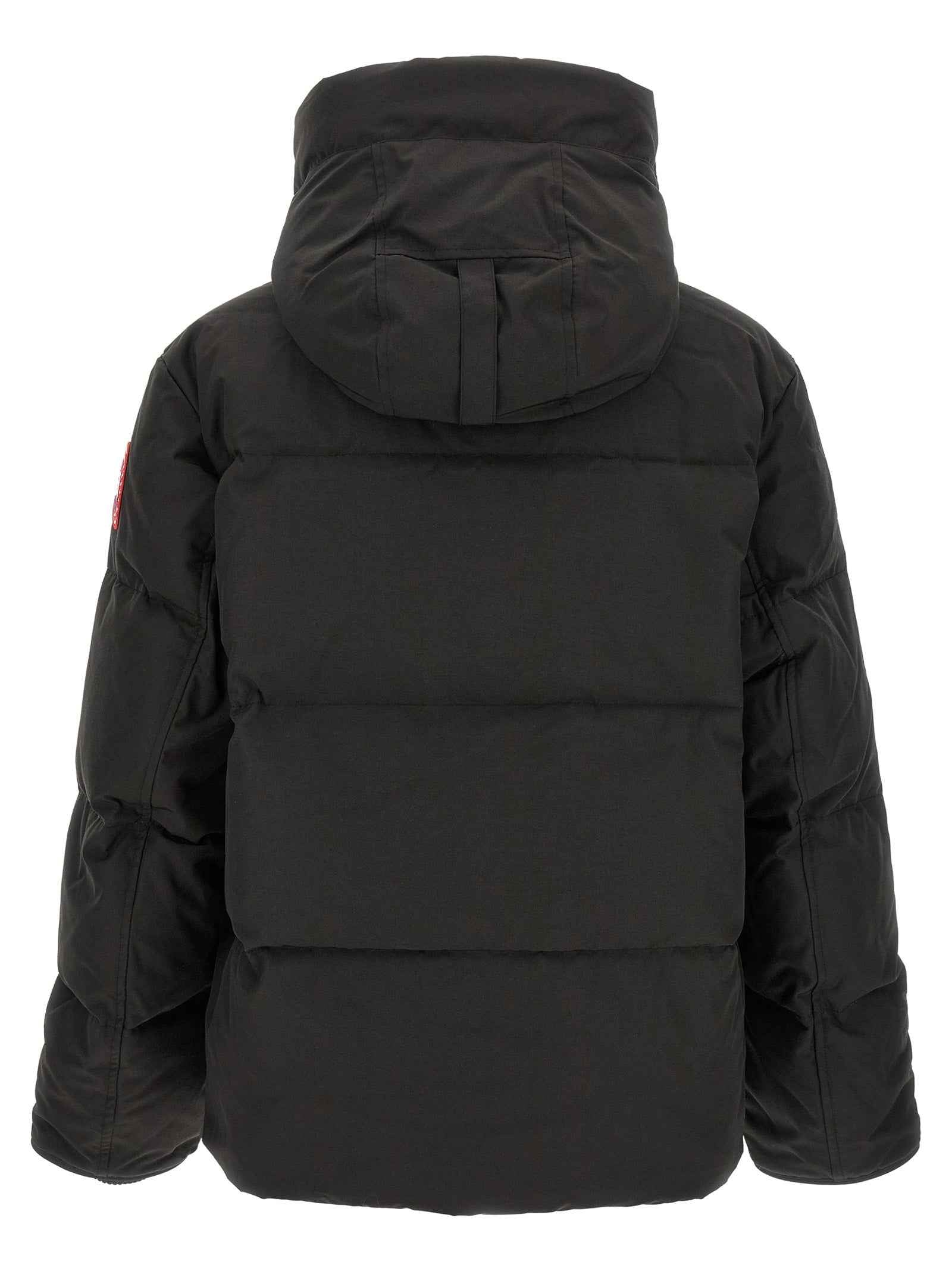 Black Polyester Parka