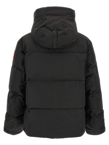 Black Polyester Parka