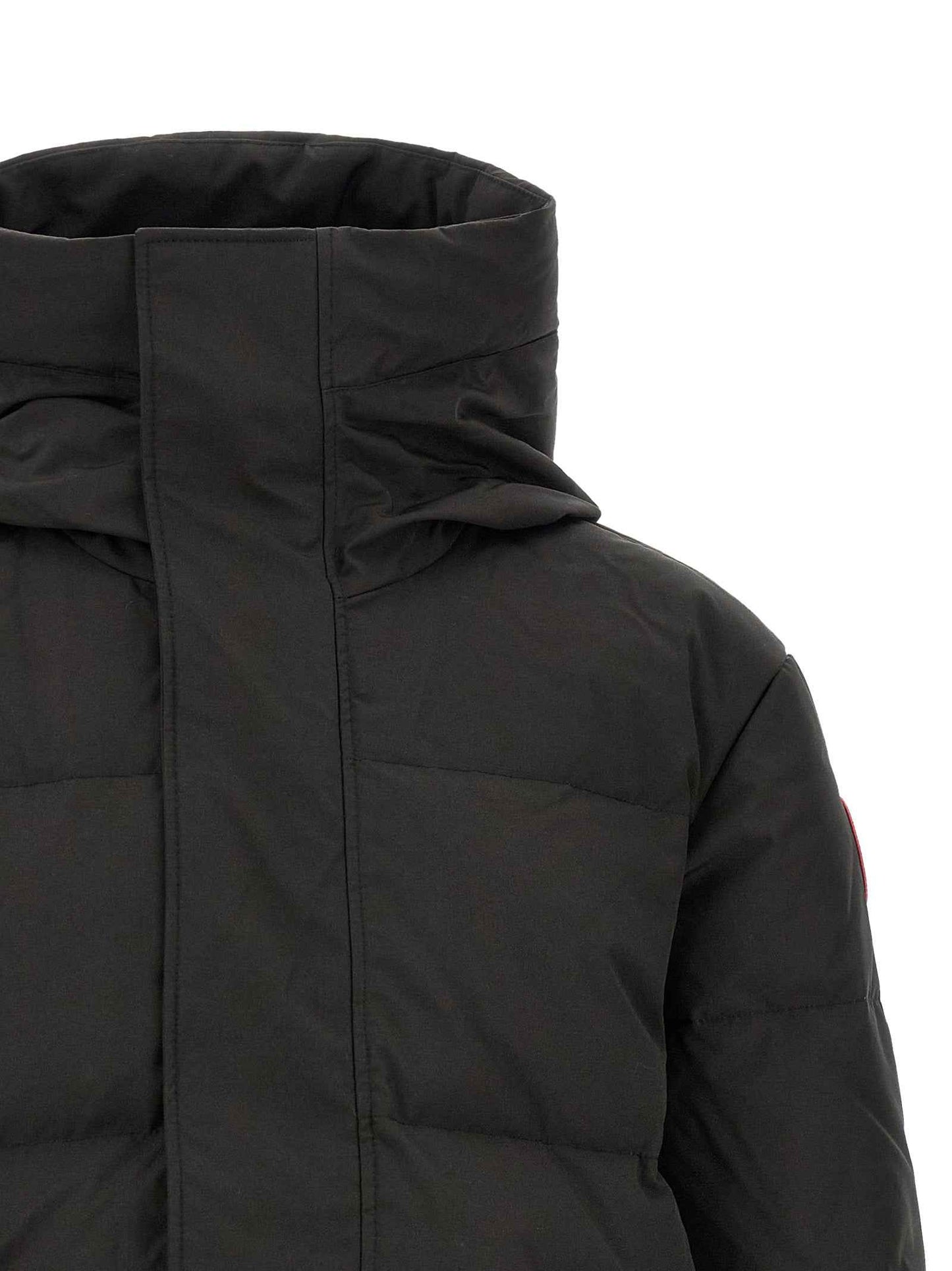 Black Polyester Parka