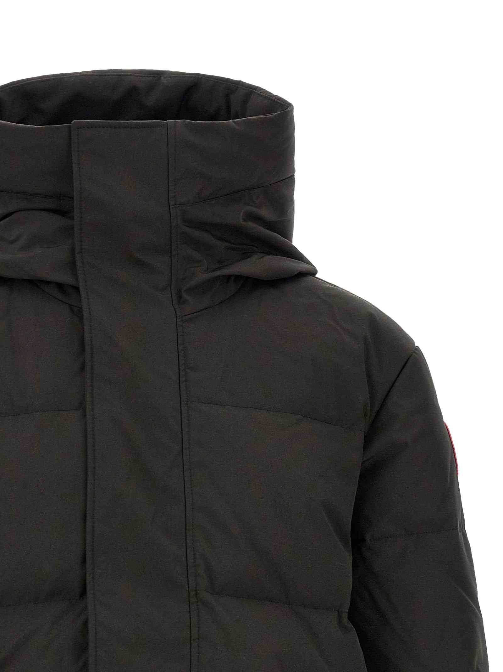 Black Polyester Parka