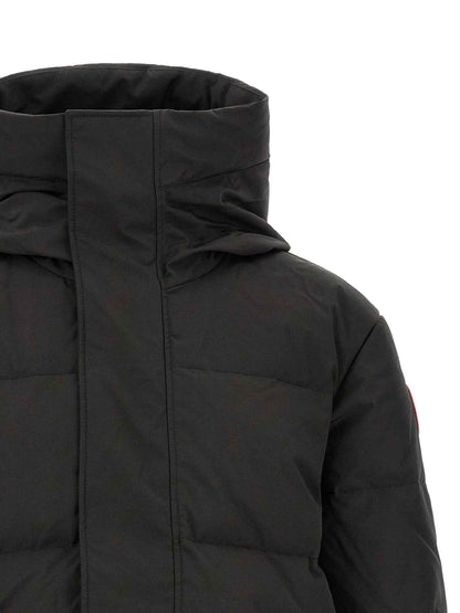 Black Polyester Parka