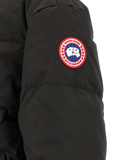 Black Polyester Parka