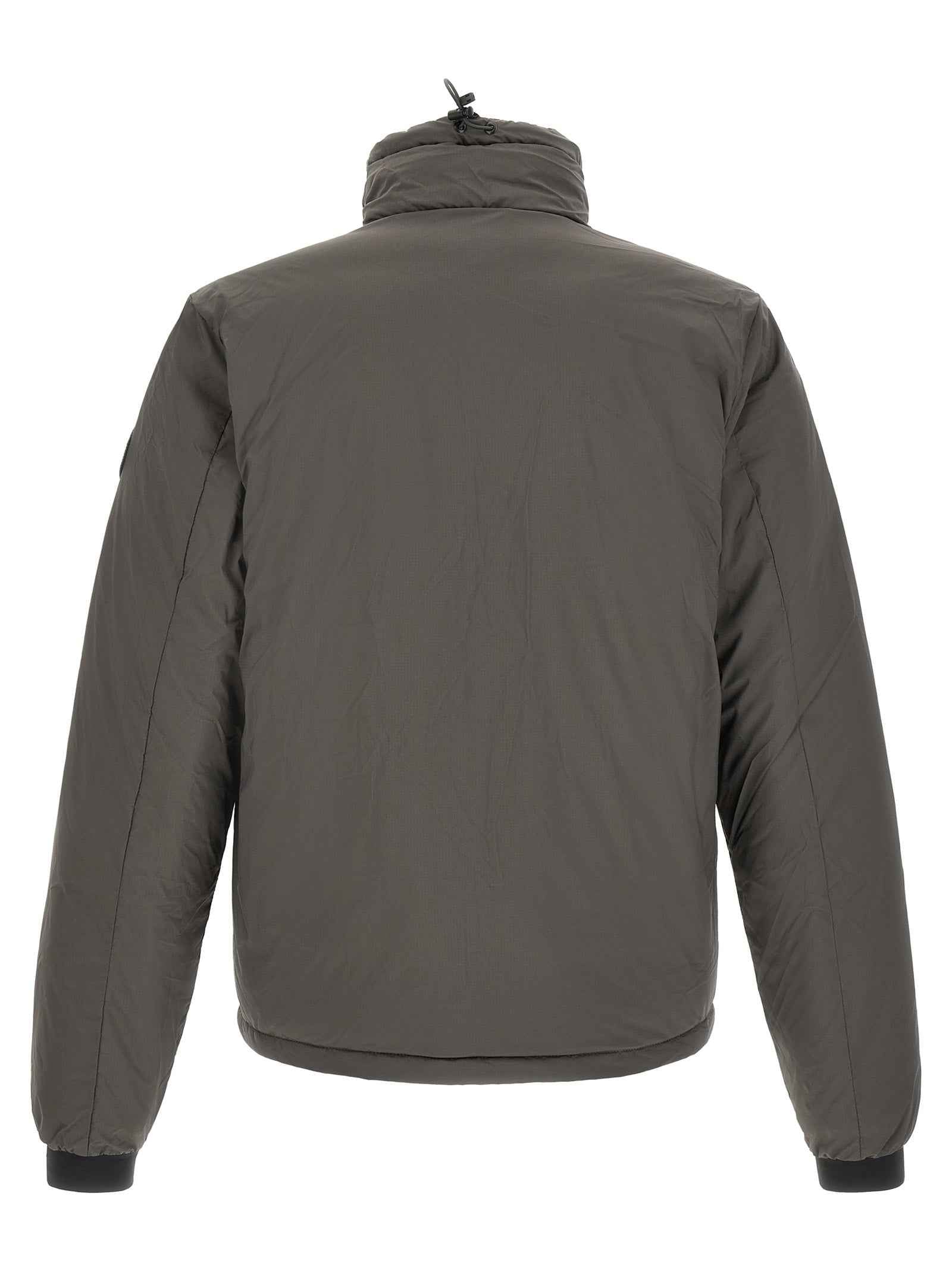 Bicolor Polyamide Full-Length Jacket