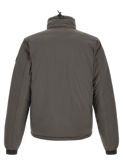 Bicolor Polyamide Full-Length Jacket