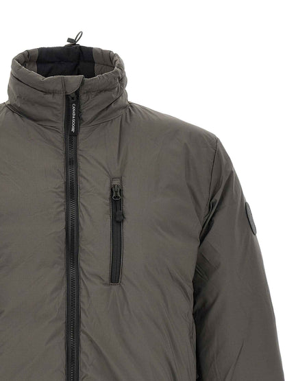 Bicolor Polyamide Full-Length Jacket