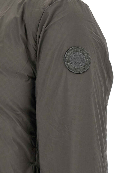 Bicolor Polyamide Full-Length Jacket