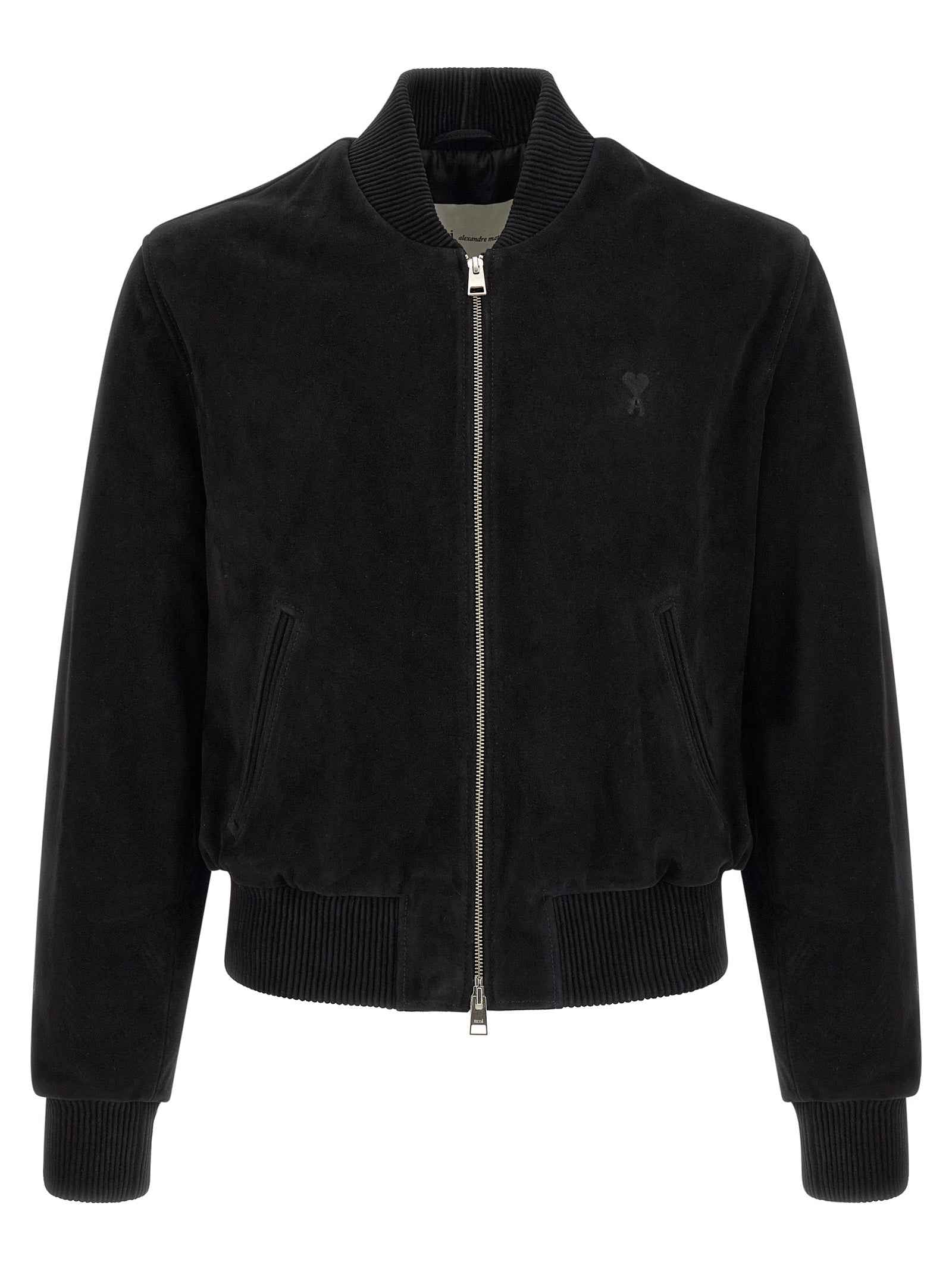 Black Goatskin Bomber