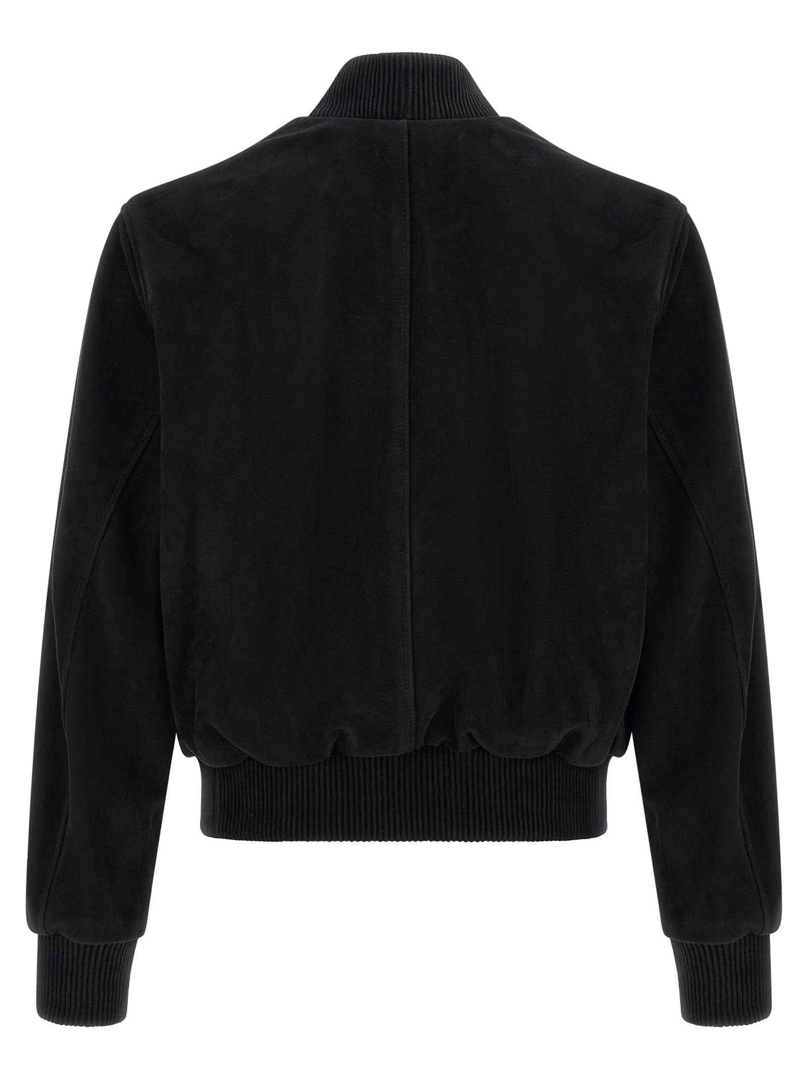 Black Goatskin Bomber