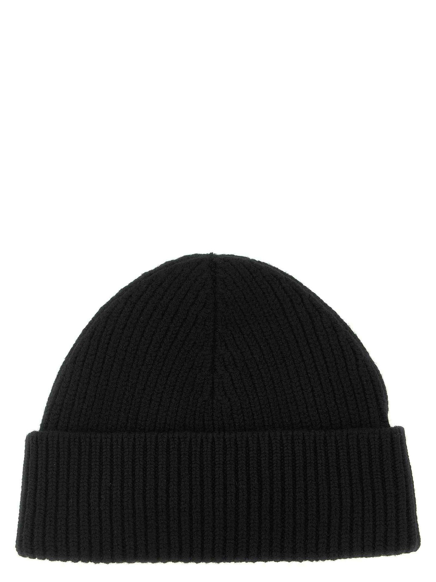Black Wool Beanie