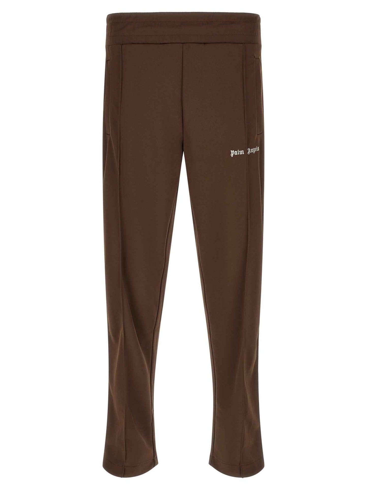 Brown Polyester Joggers (Workout Pants)