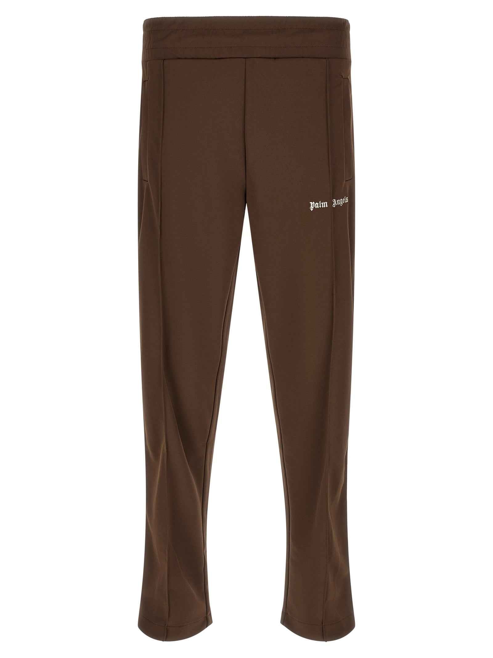 Brown Polyester Joggers (Workout Pants)