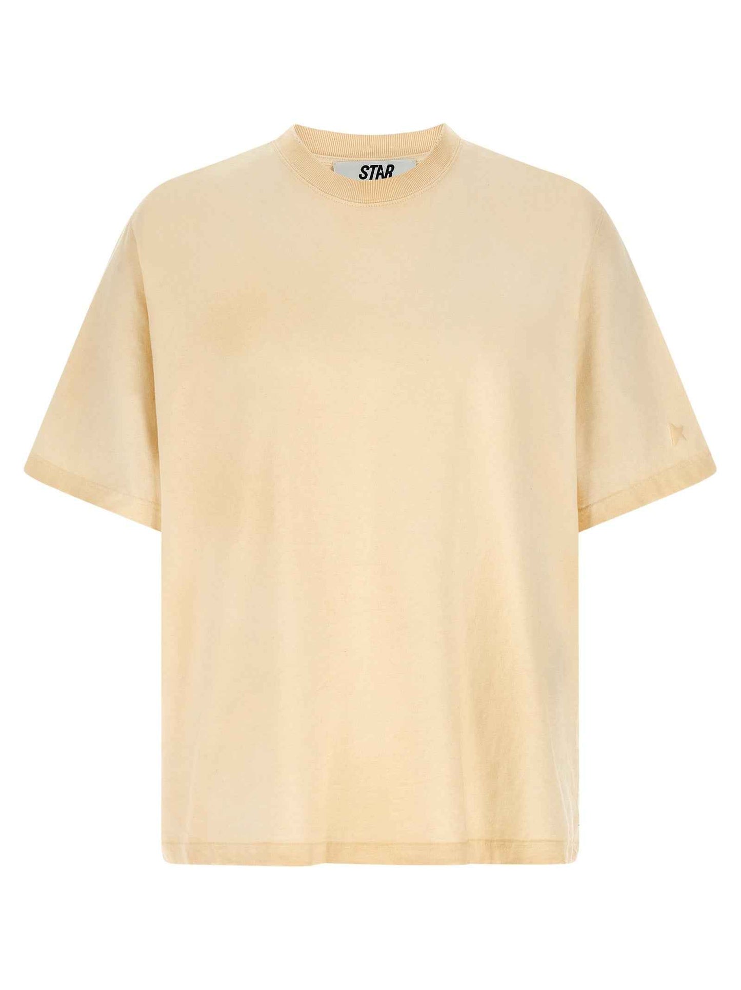 Beige Cotton T-Shirt