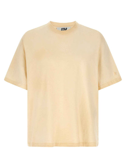 Beige Cotton T-Shirt