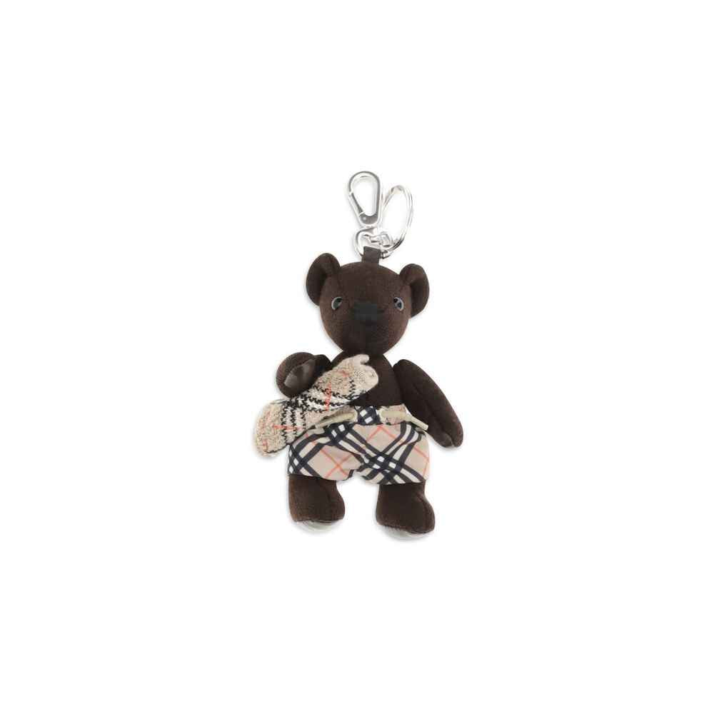 Brown Wool Oves Aries Keychain