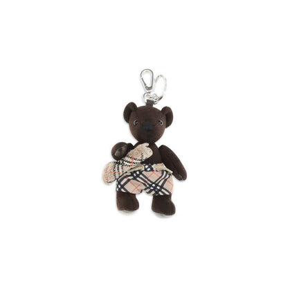 Brown Wool Oves Aries Keychain