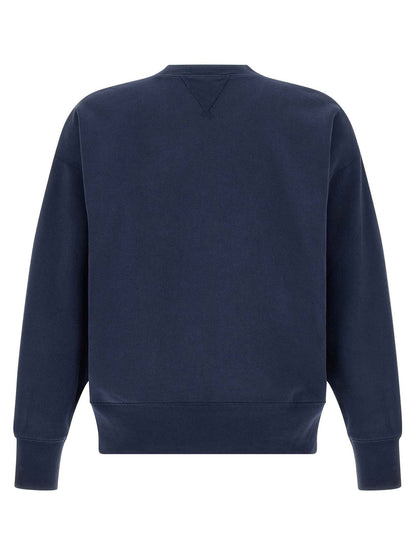 Blue Cotton Sweatshirt