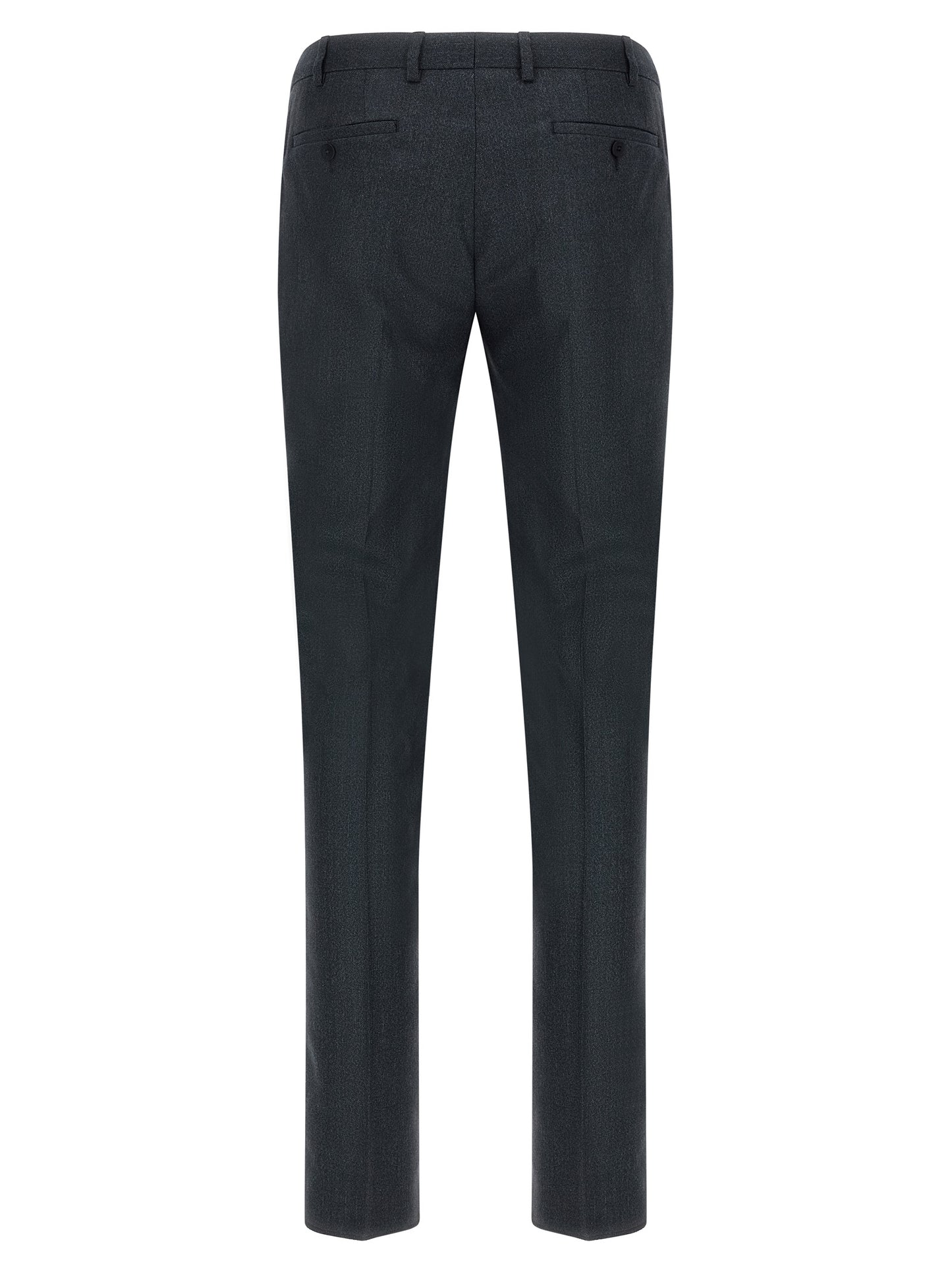 Gray Polyester Two-Piece Suit