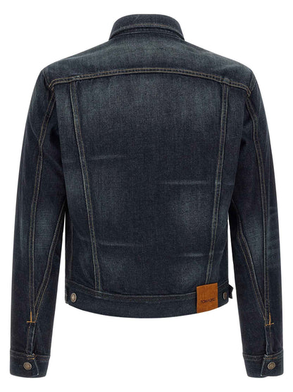 Blue Cotton Denim Jacket