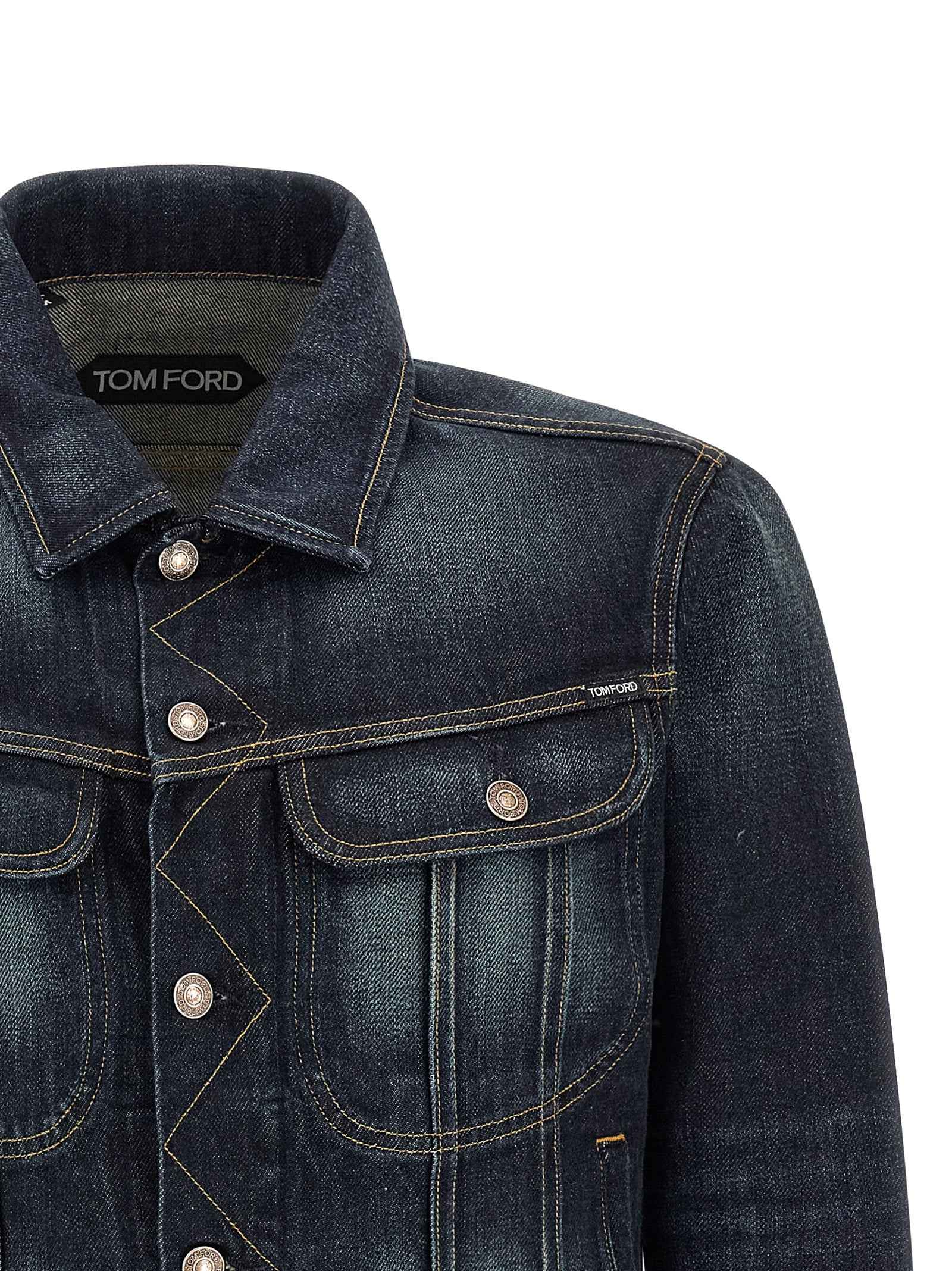 Blue Cotton Denim Jacket