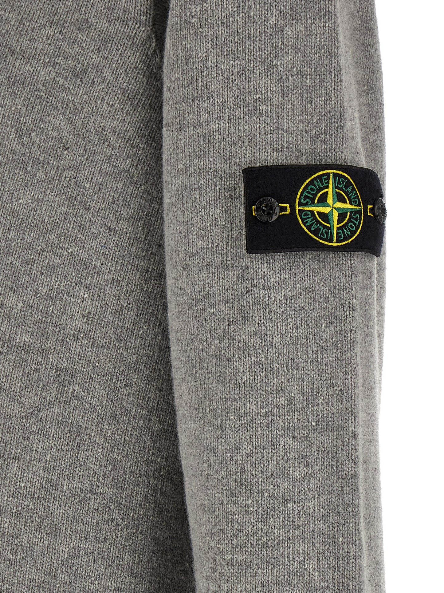 Gray Virgin Wool Cardigan
