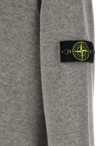 Gray Virgin Wool Cardigan