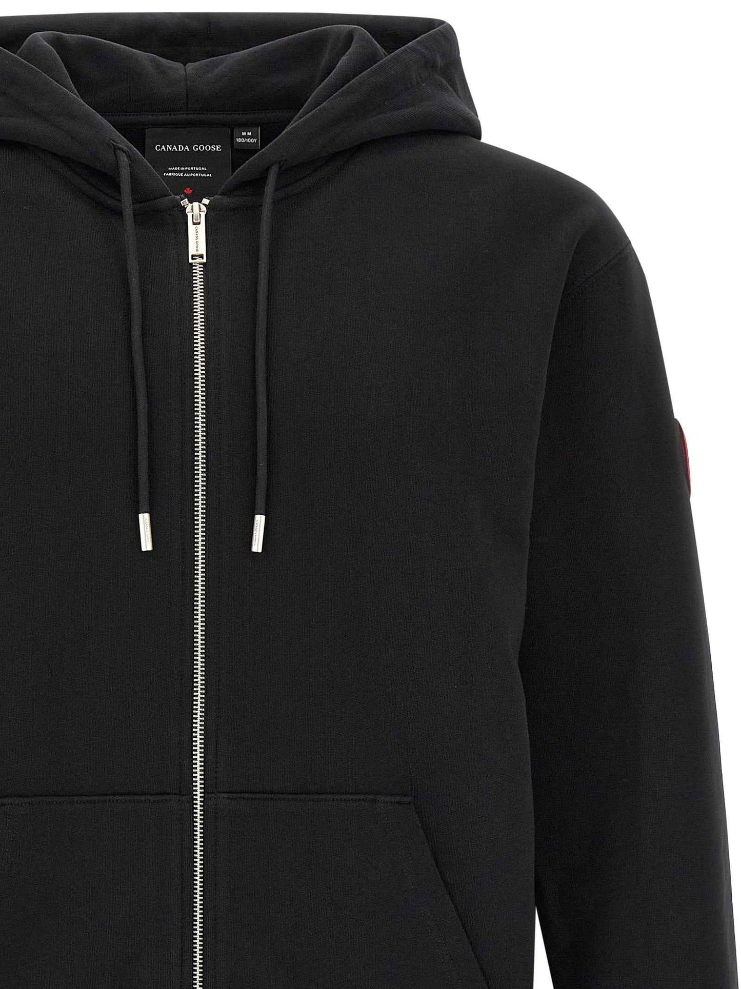 Black Cotton Sweatshirt