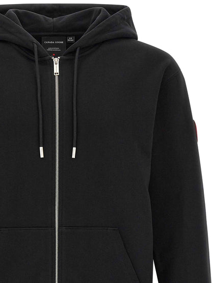 Black Cotton Sweatshirt