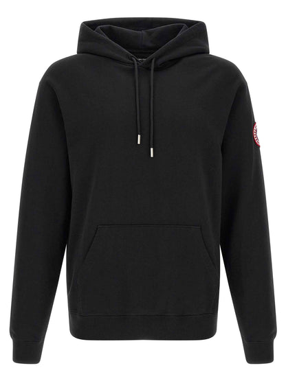 Black Cotton Sweatshirt