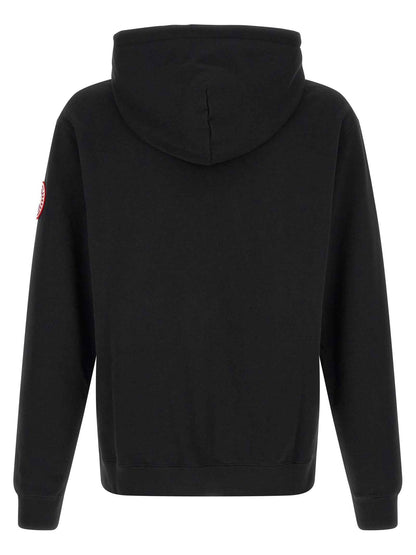 Black Cotton Sweatshirt