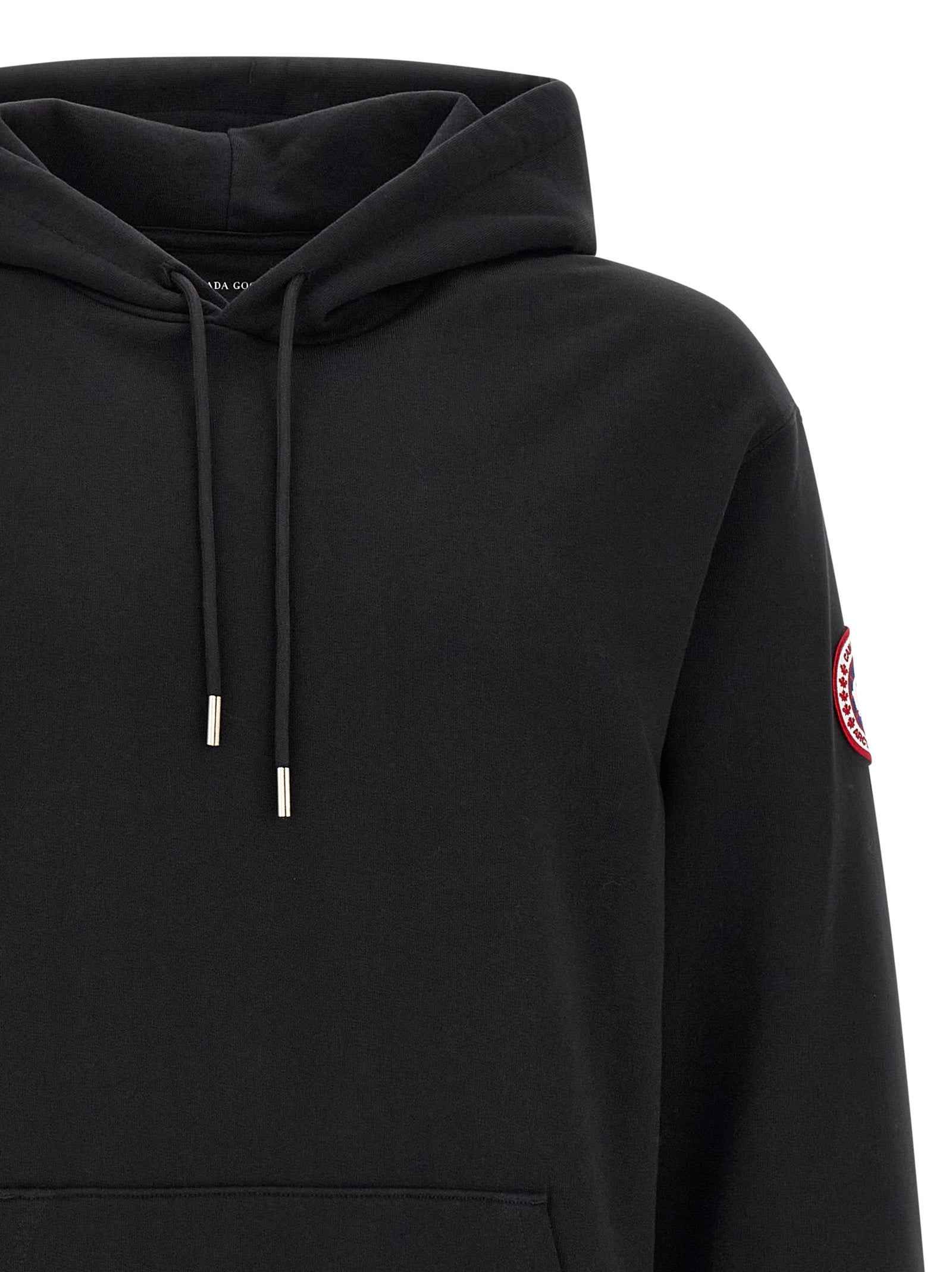 Black Cotton Sweatshirt