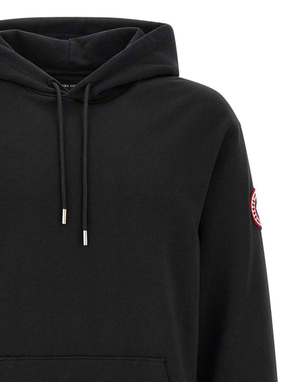 Black Cotton Sweatshirt