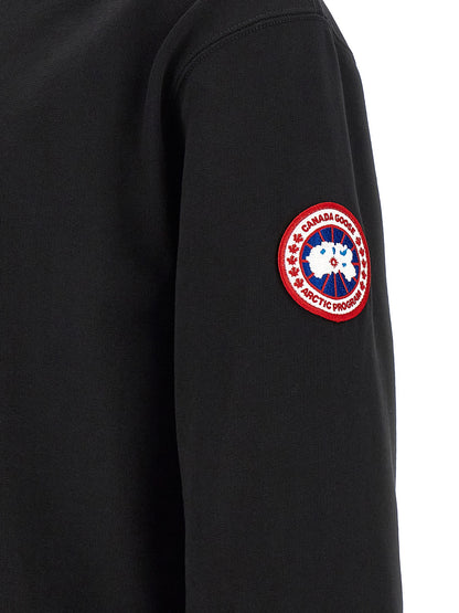 Black Cotton Sweatshirt