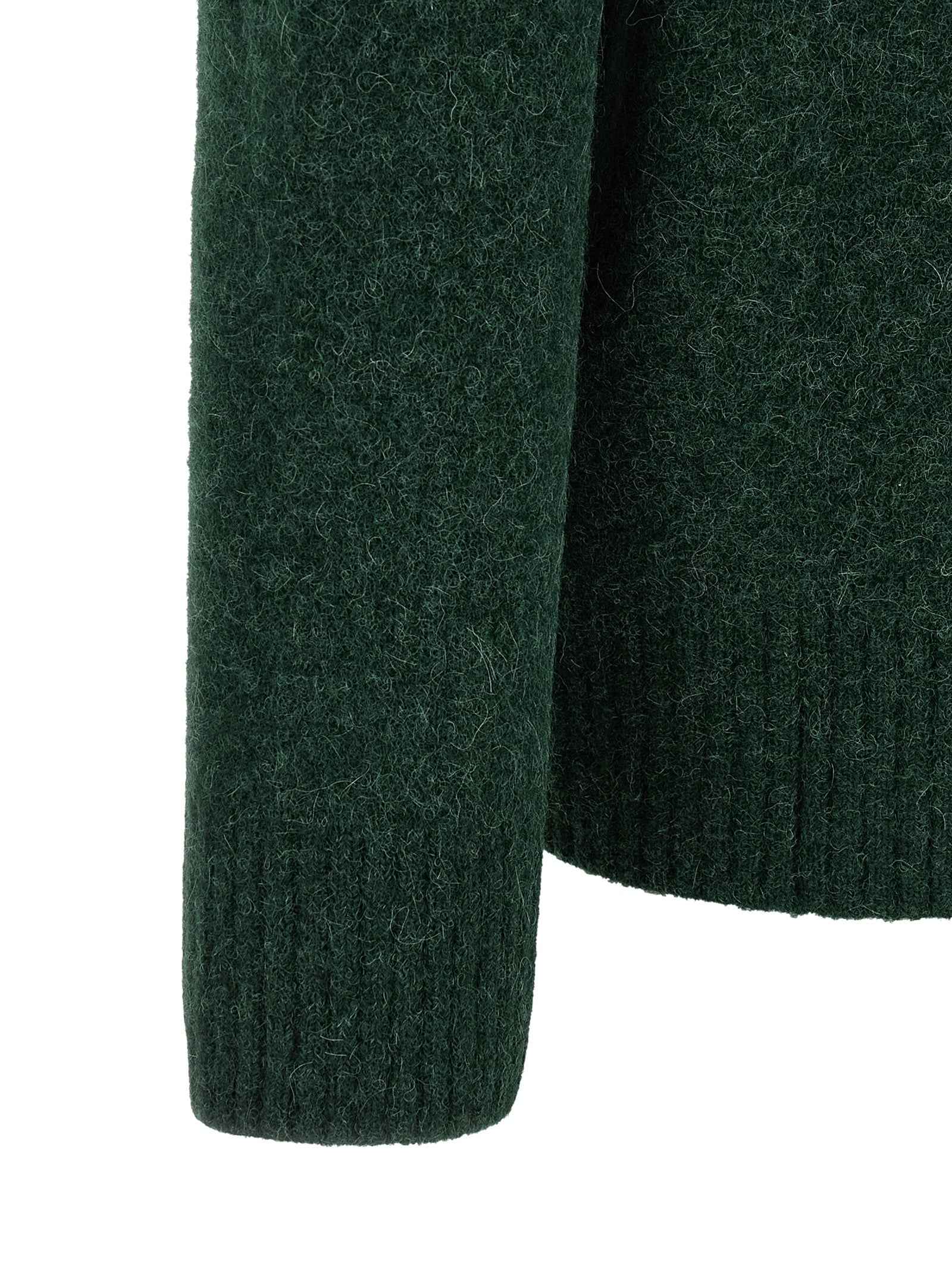 Bicolor Alpaca Leather Polo Shirt